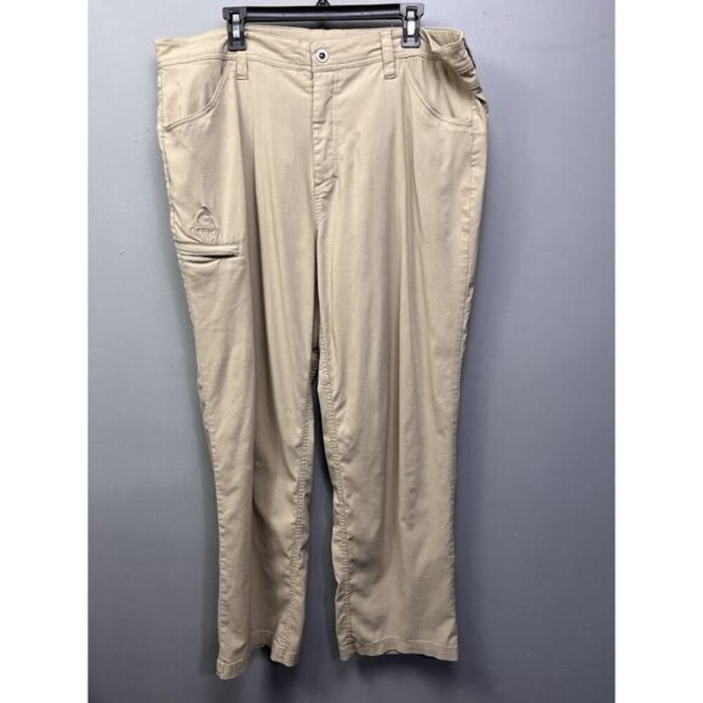 Gerry Passport Travel Pant Mens 41x32 Khaki Lightweight Cargo Tagged as 38x32